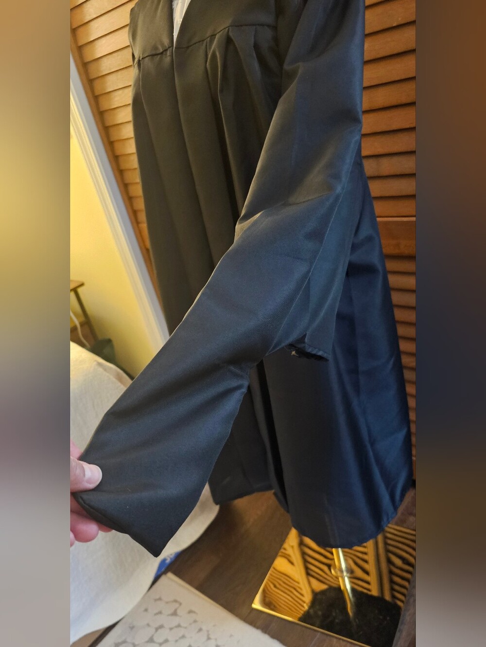 Black Jostens' BDG Collection Master's Graduation Cap and Gown - Picture 5 of 9